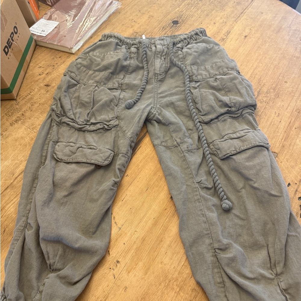 Anthropologie Olive Women's Wide Leg Pants